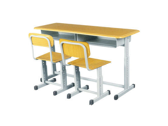 双人课桌椅-011